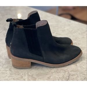 Reef Voyage Suede Ankle Boots Women’s Size 7.5 Chelsea Pull On Comfort Cushioned